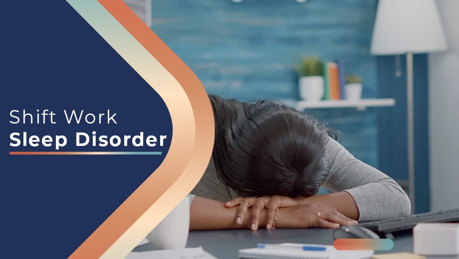 Shift Work Sleep Disorder 1 Woman sleeping at desk representing shift work sleep disorder