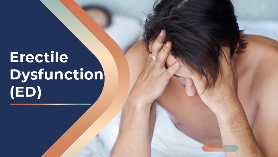 Erectile Dysfunction 1 Distressed person in bed, suggesting Erectile Dysfunction (ED)